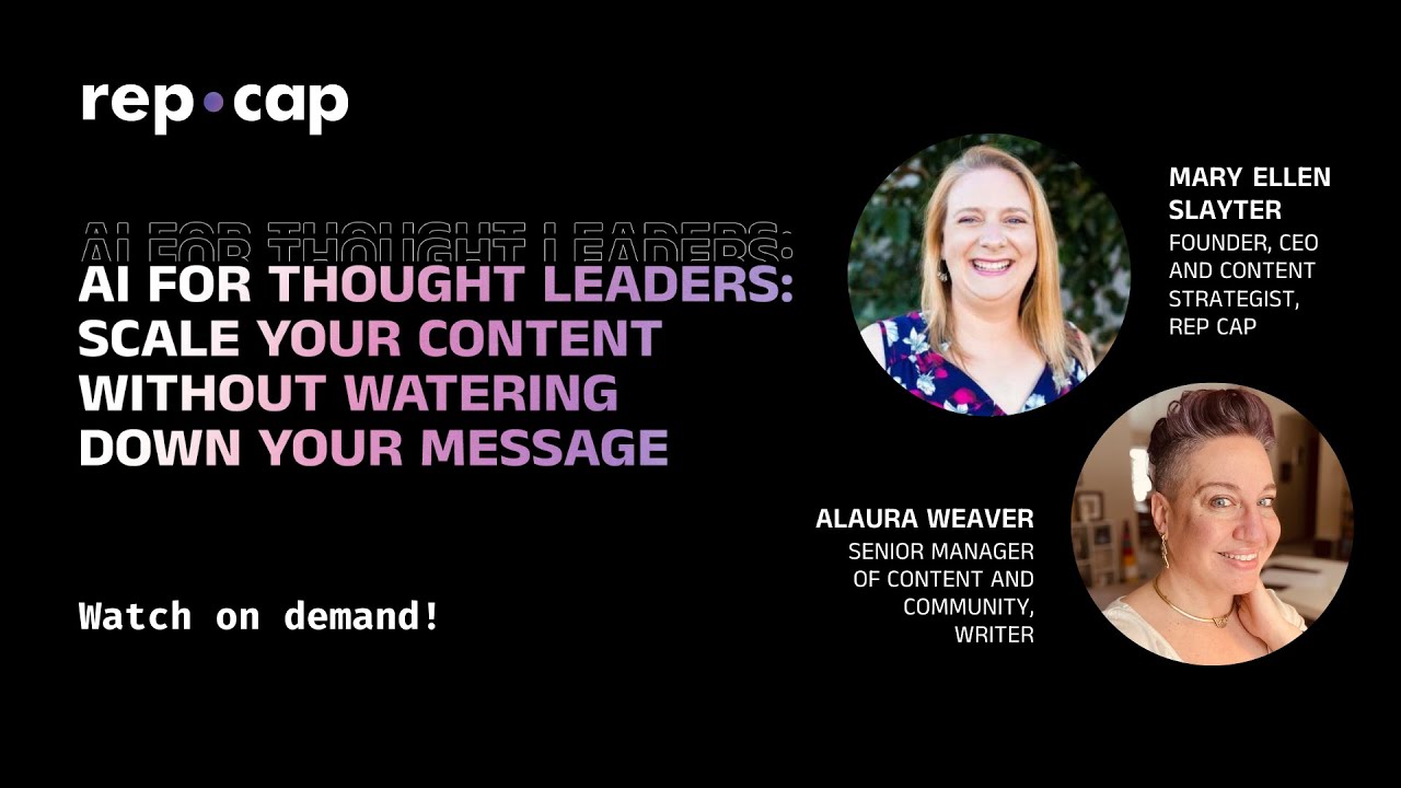 AI Content for Thought Leaders: Scale Your Content Without Watering Down Your Message