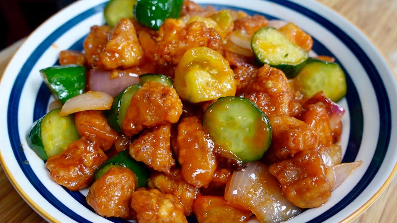 家庭版咕咾肉，🐷非常好吃，简单快手！The home version of sweet &sour pork, 🐷 is very good, simple and fast!