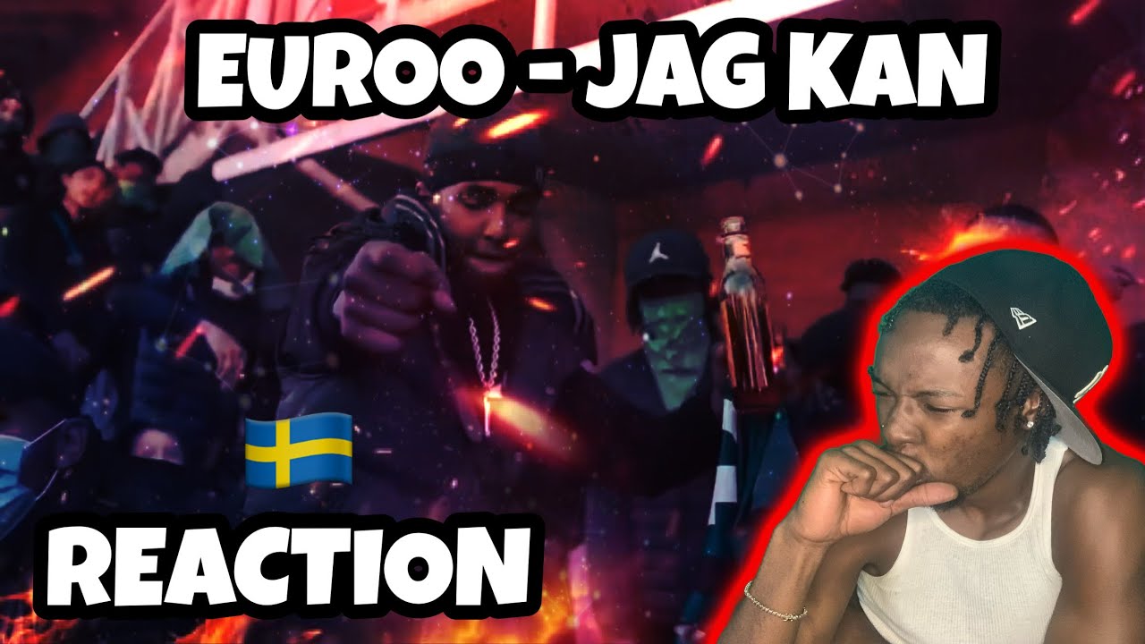 AMERICAN REACTING TO SWEDISH DRILL RAP! Euroo - Jag Kan (officiell musikvideo)