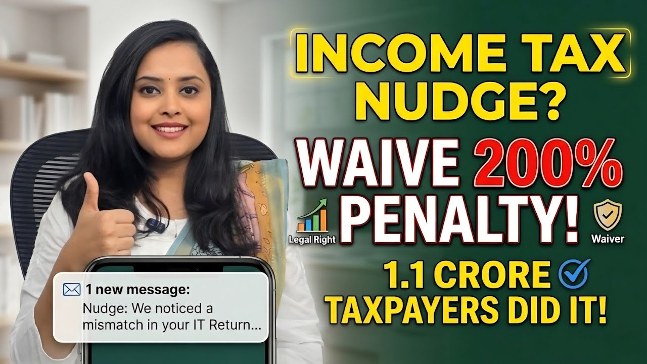 Avoid 200% Penalty LEGALLY (Section 273A) | Income Tax NUDGE Explained.