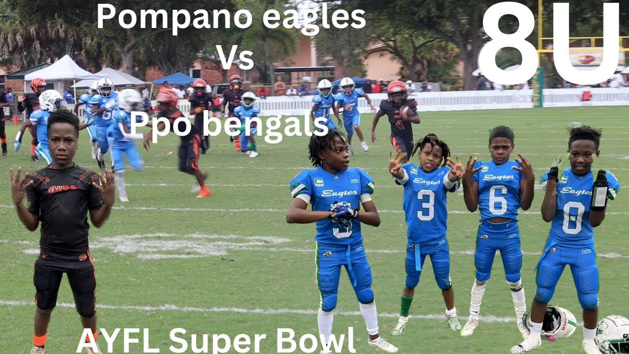 СУПЕРБОУЛ AYFL 8U РЕШИЛСЯ В ПОСЛЕДНЕЙ ИГРЕ🔥POMPANO EAGLES 🦅VS PPO BENGALS #футбол #вирусный