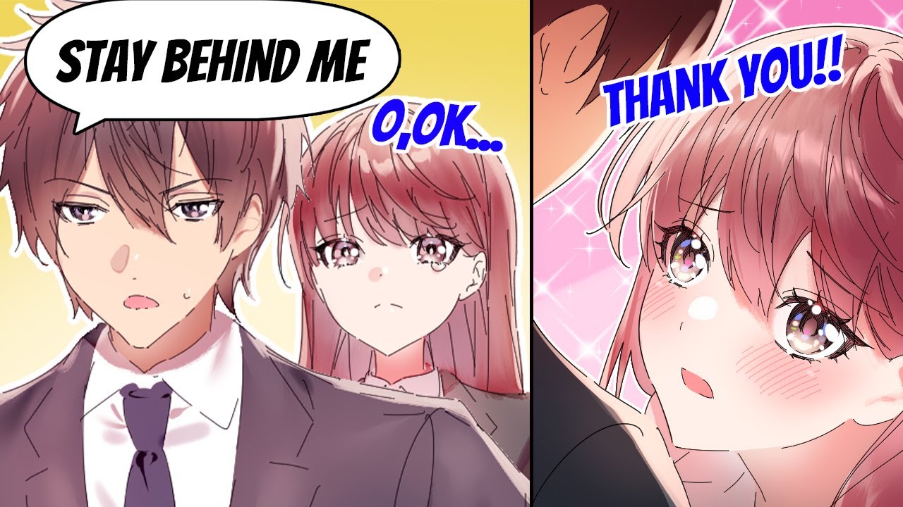 【Manga Dub】After helping the model at our company from sexual harrassment, she fell for me【RomCom】