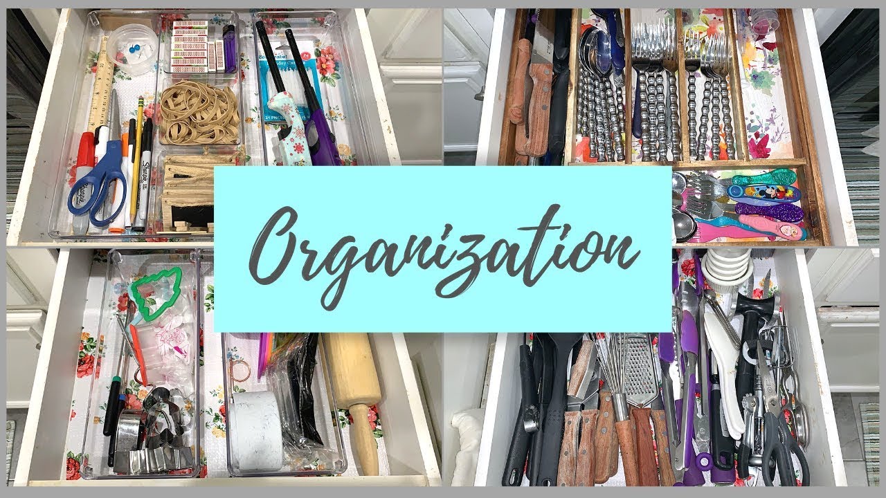 KITCHEN ORGANIZATION | HOW TO ORGANIZE KITCHEN DRAWERS