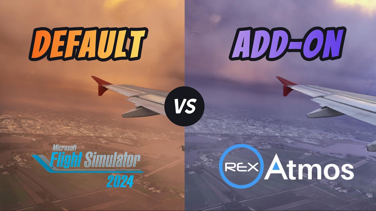 REX Atmos vs Default Weather | Active Sky FS | Fenix A320 BFU #msfs2024  #rexatmos