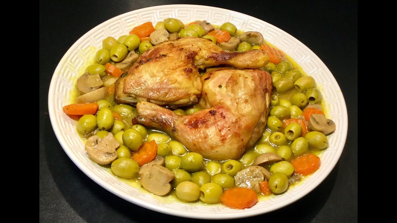 TAJINE ZITOUNE AUX CHAMPIGNONS ET AUX CAROTTES RECETTE SPÉCIALE RAMADAN