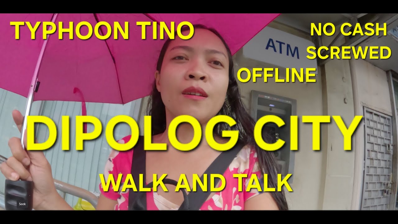 TYPHOON TINO IN THE PHILIPPINES 🇵🇭 | WALK AND TALK DOWNTOWN DIPOLOG CITY - FILIPINA VLOGGER