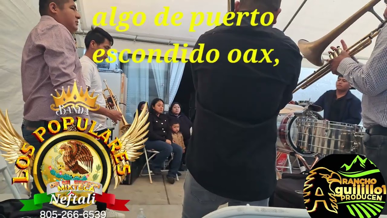Tarde de marzo x primera vez sin ensayo Banda Los populares de neftali alejandro 