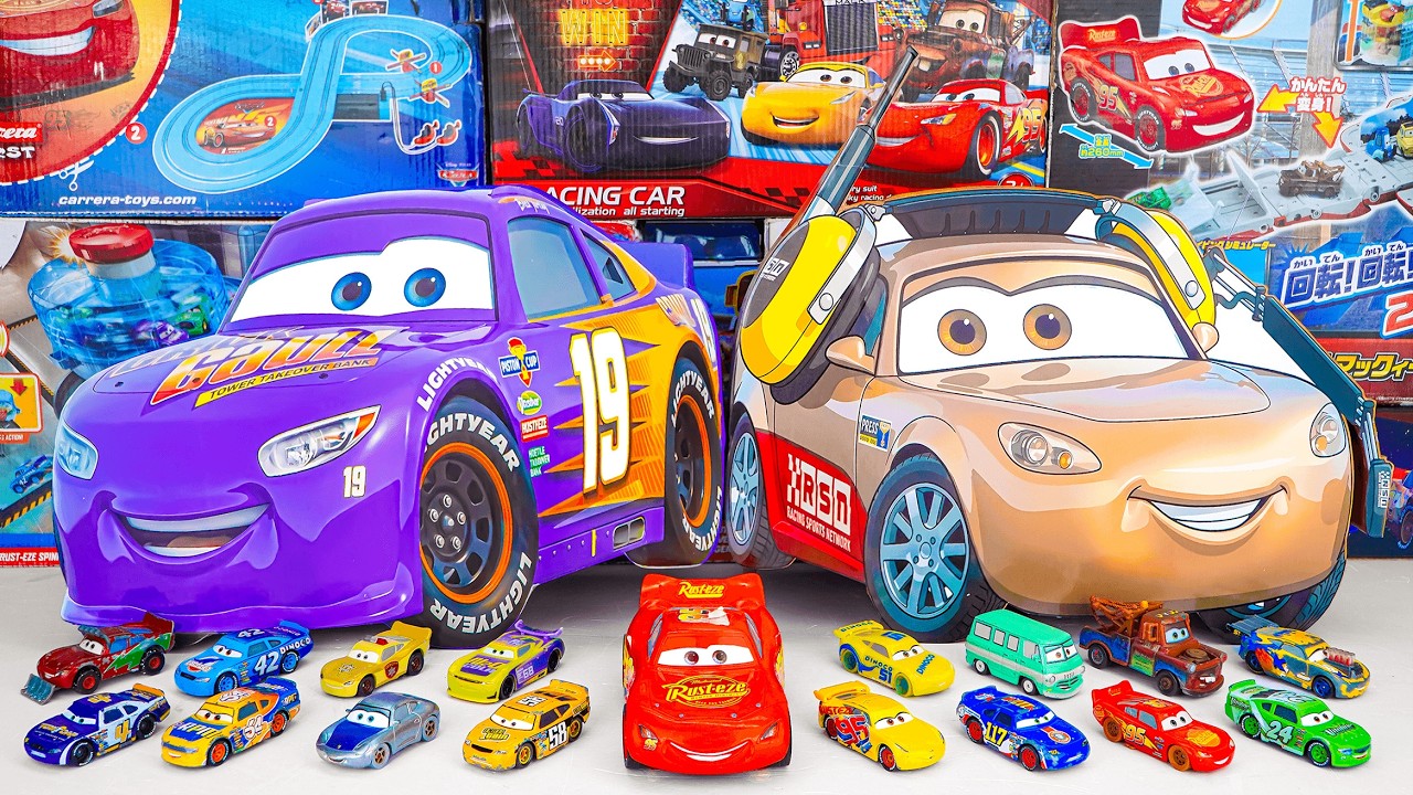 Disney Pixar Cars Unboxing Review | Lightning Mcqueen, Tow Mater, Doc Hudson, Sally Carrera, Cruz