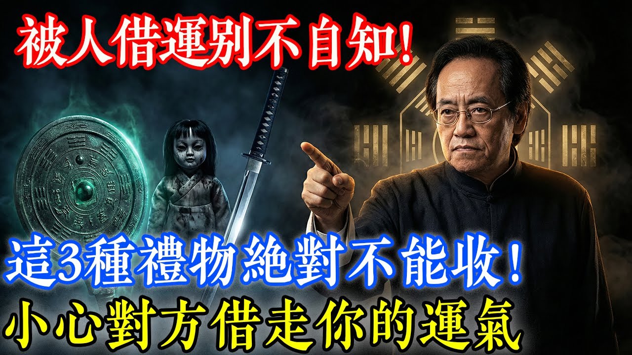 倪海廈警告：被人藉運還不自知？這3種禮物絶對不能收！看似心意，其實是在藉你的運氣！#倪海厦 #中醫養生 #風水禁忌 #借運 #能量磁場