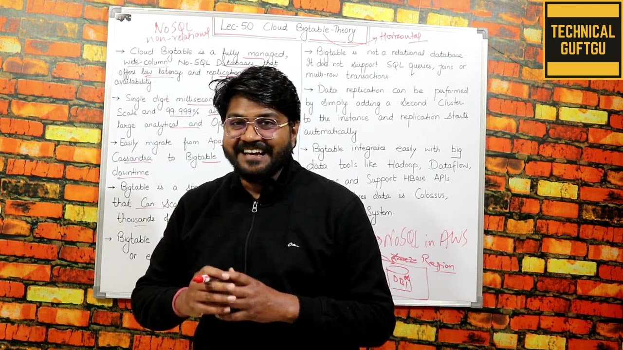 What is Cloud Bigtable-Hindi/Urdu | Lec-50 | Cloud Bigtable architecture | Google cloud Bigtable