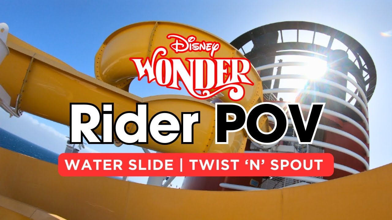 Ride the Disney Wonder Waterslide 