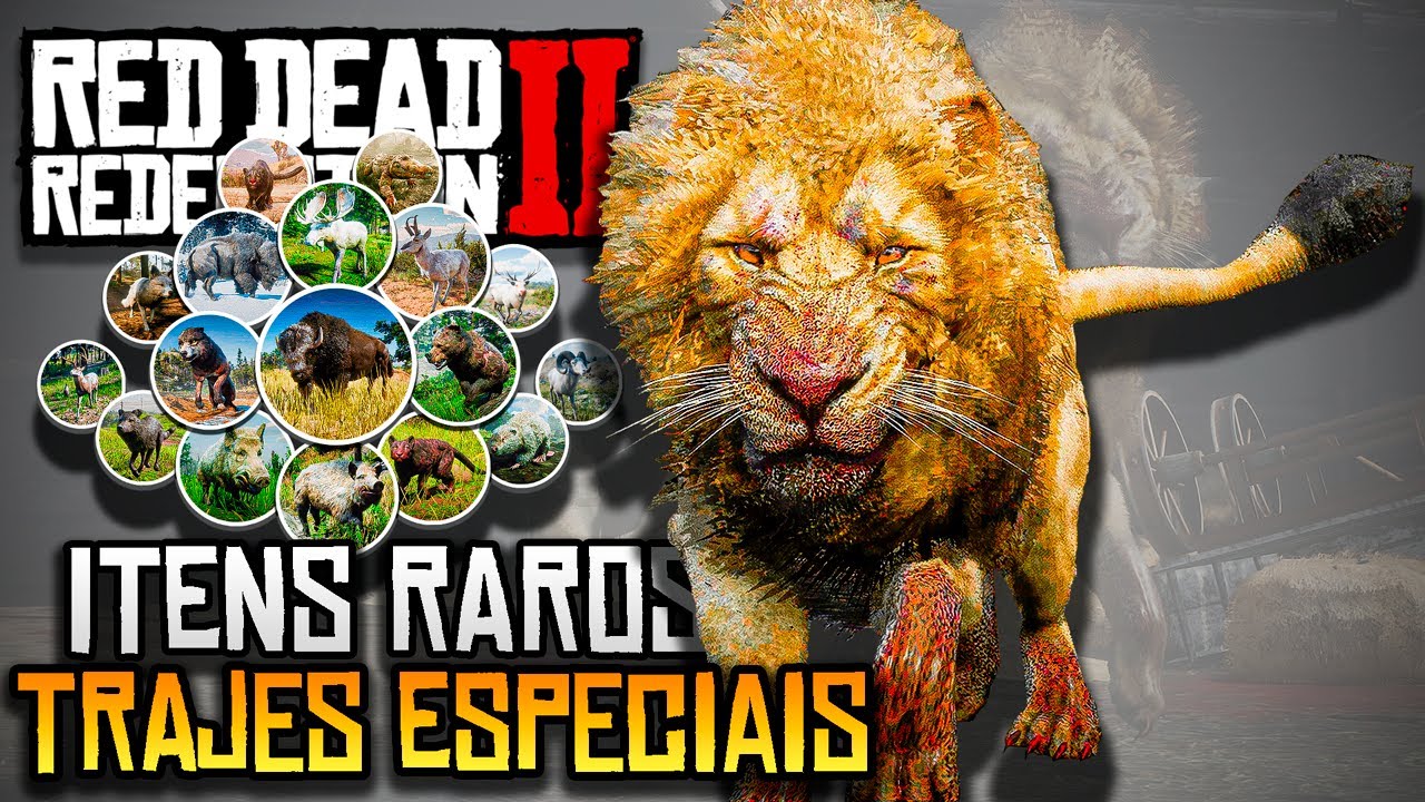 GUIA COMPLETO DOS ANIMAIS LENDÁRIOS + 4 EXTRAS - RED DEAD REDEMPTION 2