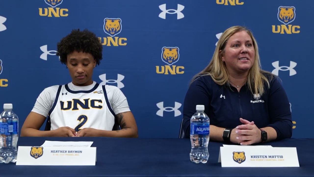 Heather Baymon and Kristen Mattio Press Conference vs Montana