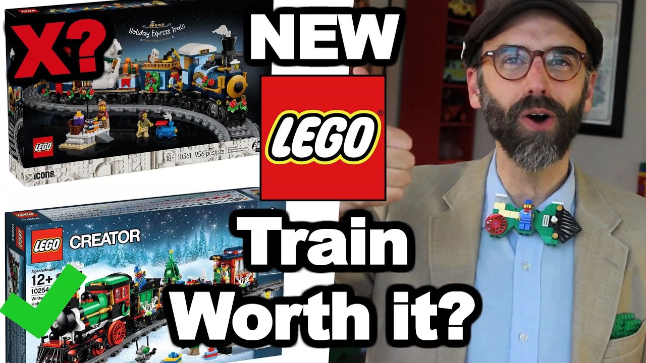 Раньше LEGO делал это лучше? Сравнение зимних праздничных поездов (10254 и 10361)