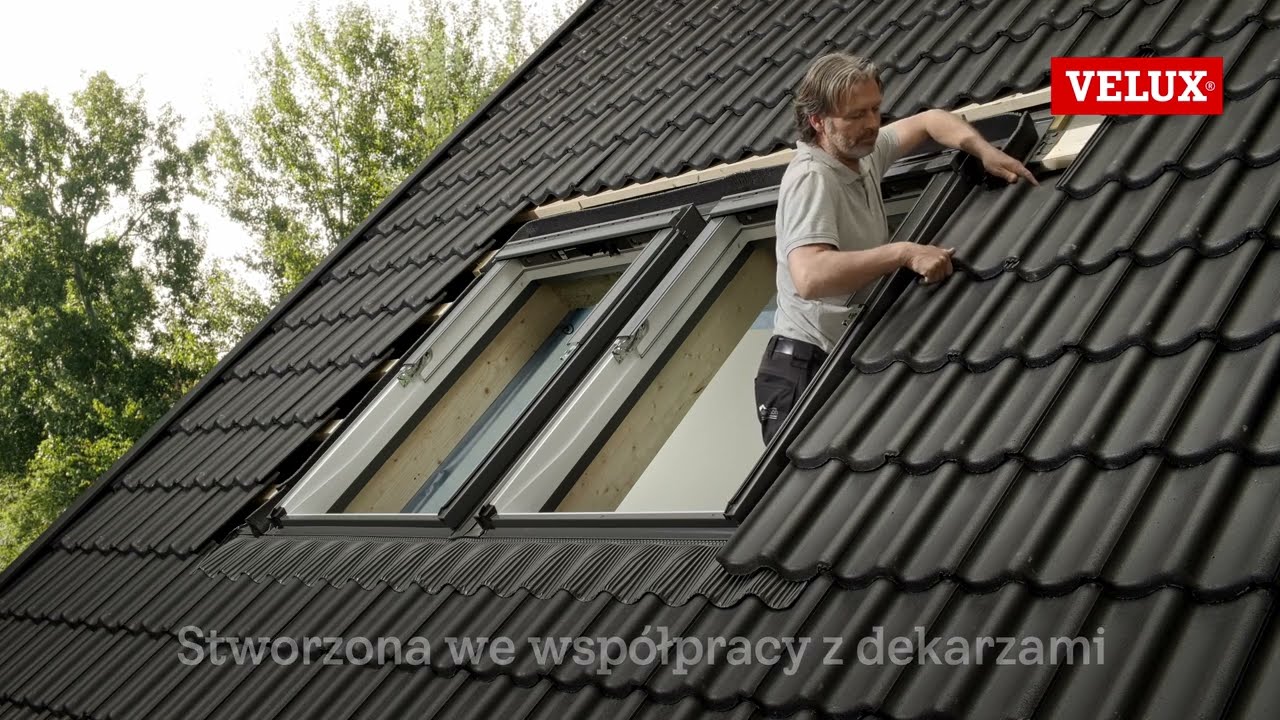Zestawy okien dachowych VELUX z regulowaną rynną środkową - na każde warunki pogodowe