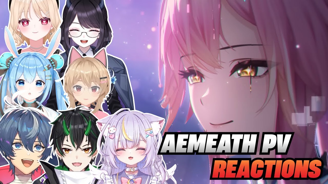 JP Vtubers React to Aemeath Trailer and Combat Showcase [JP Vtubers Reaction ENG Sub]
