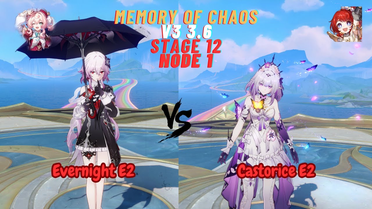 (V3) Castorice E2 vs Evernight Hypercarry E2 Memory Of Chaos Beta v3.6 | Honkai Star Rail