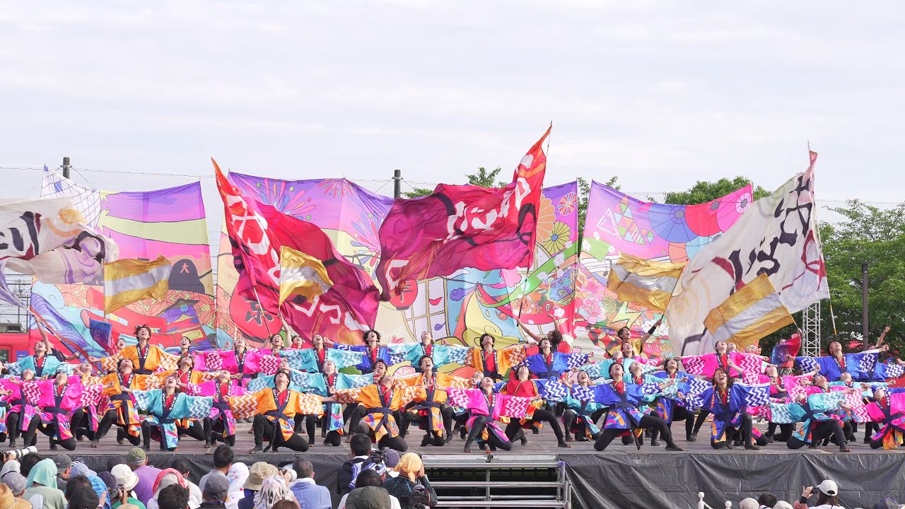 [4K] 京炎そでふれ！おどりっつ 【ファイナル演舞】　犬山踊芸祭 2023 日曜日