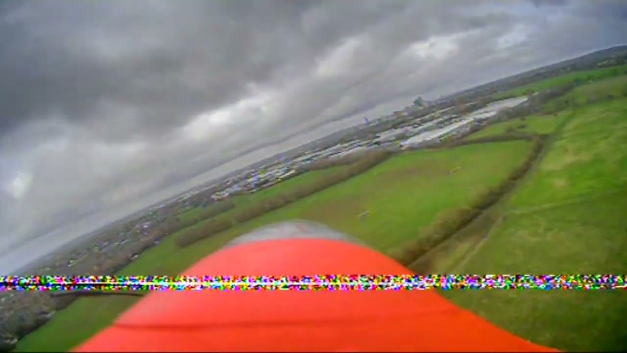 E-FLITE CARBON-Z SCIMITAR - EMERGENCY LANDING