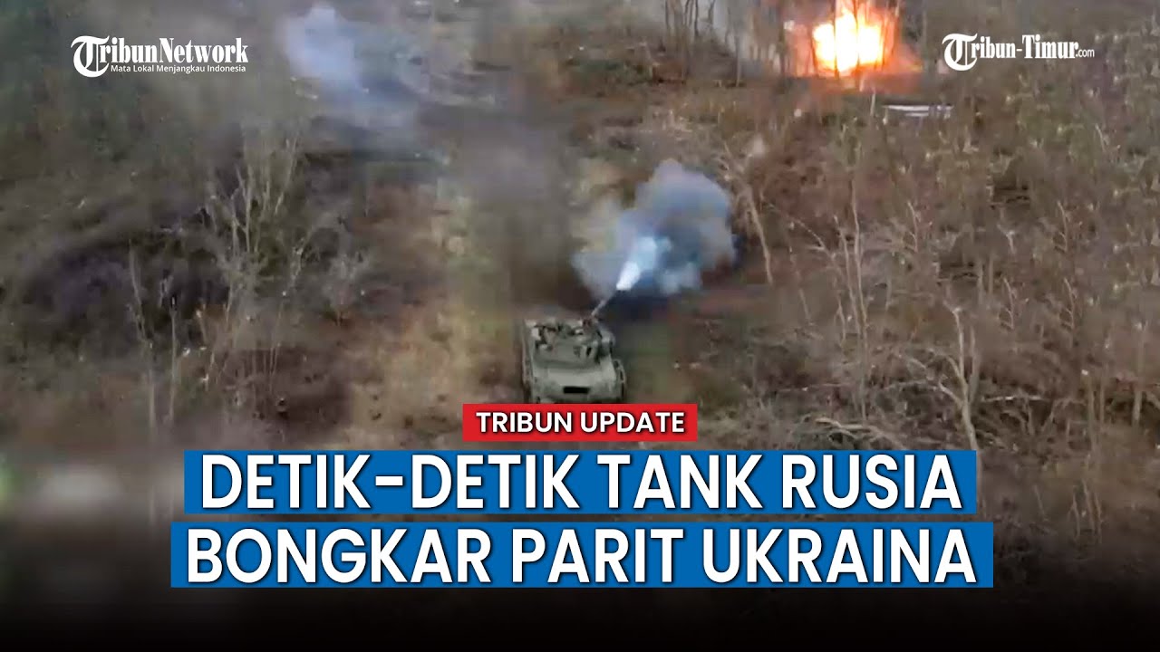 Drone Pengintai Putin Bongkar Posisi Penembak Ukraina, Tank dan Granat Rusia Ikut Melibas