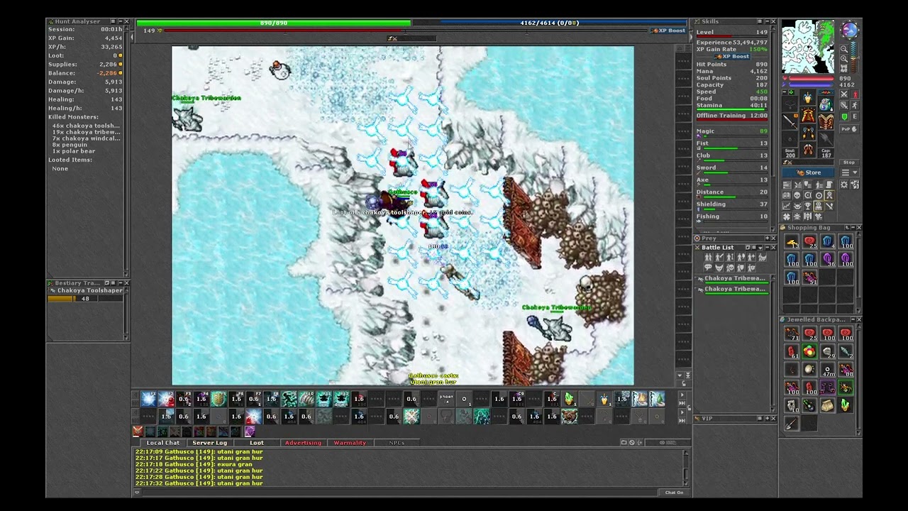 Meregirl / Tibia Draptor Hunting Contest - Chakoya Toolshaper