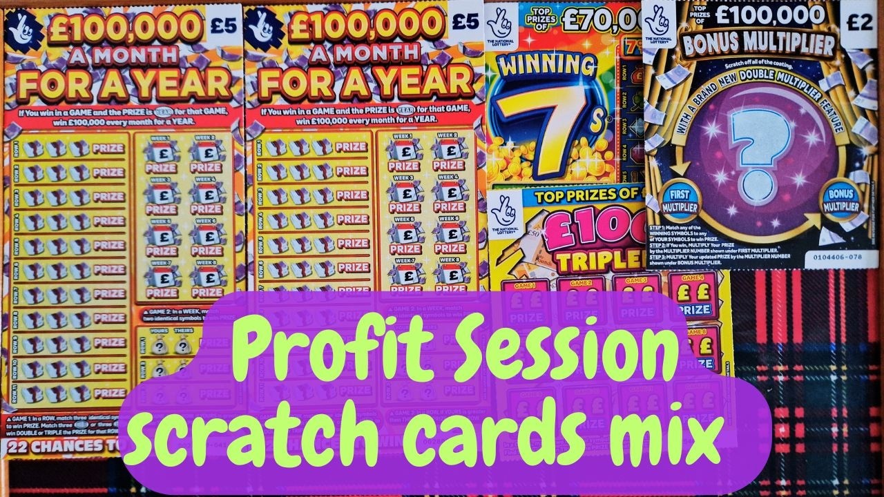 Profit  Session £16 Lottery Scratch cards Mix #profit #profitsession #scratchcards #lottery