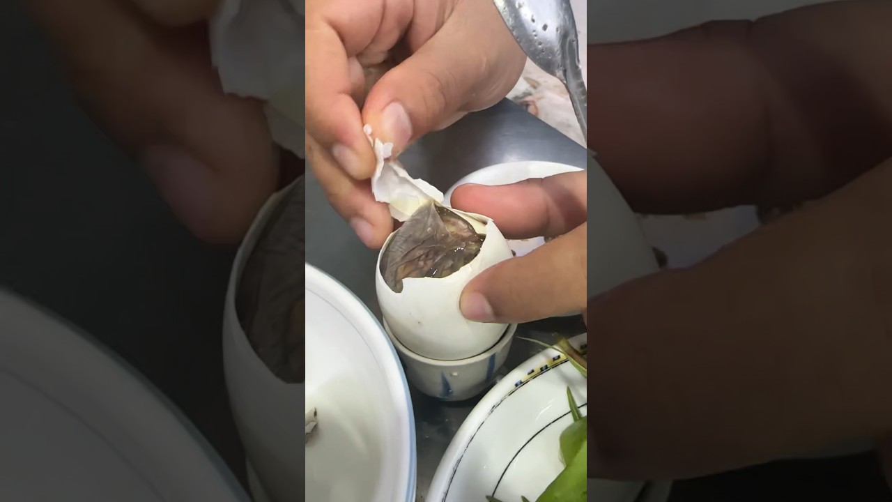 How to eat Balut delicious | Baby duck egg @juemcookingofficial