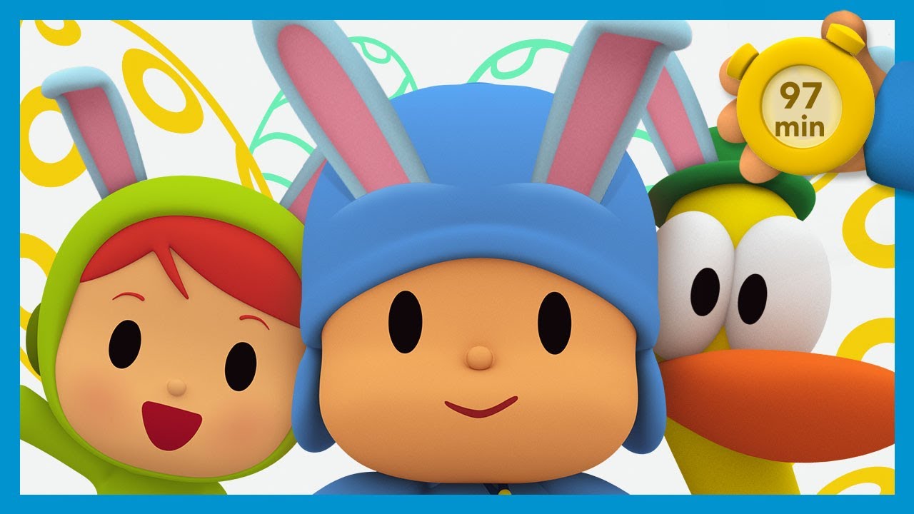 🐰 POCOYO & NINA EPISODIOS COMPLETOS - Conejo de Pascua 97 min | CARICATURAS y DIBUJOS ANIMADOS