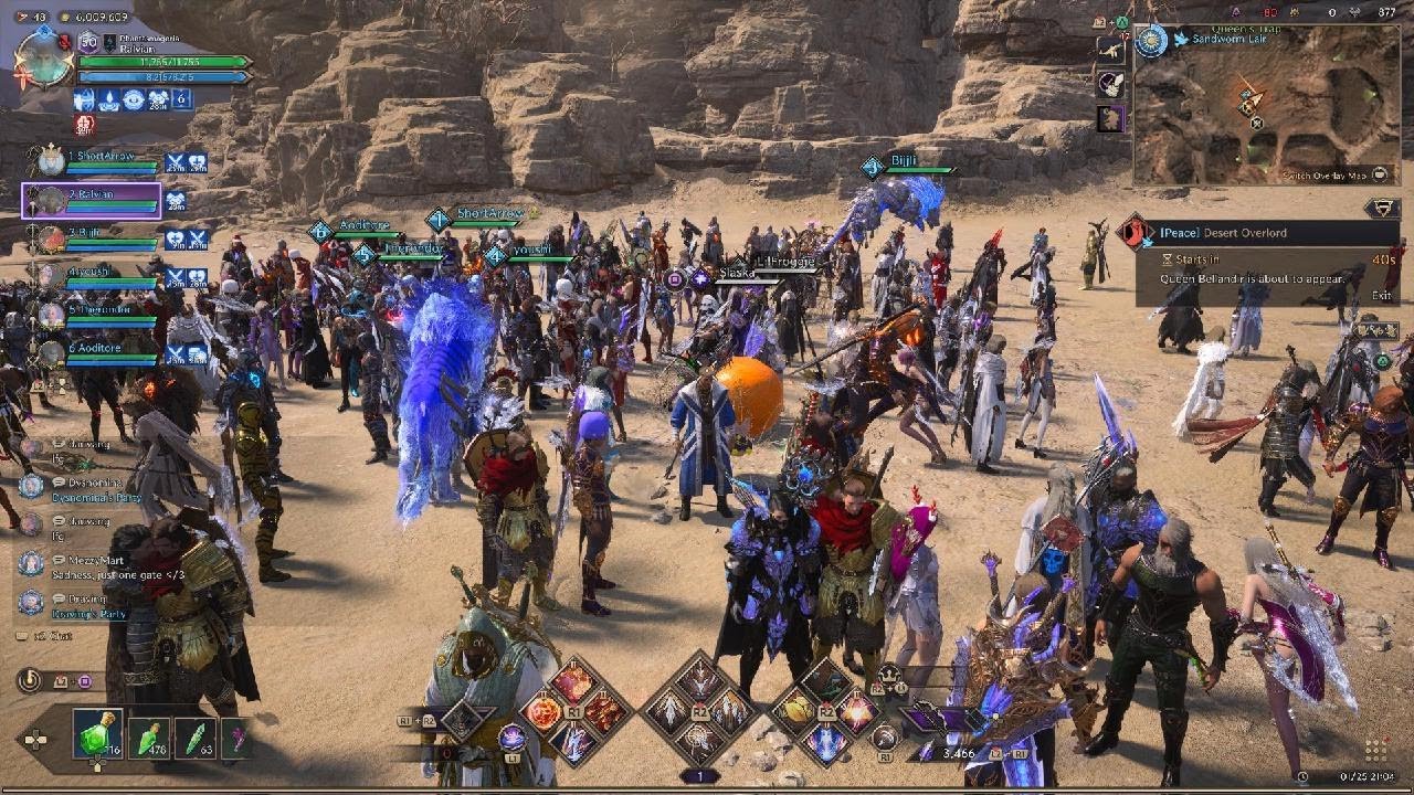 Throne And Liberty Gameplay farming PS5 Pro 4k 60fps