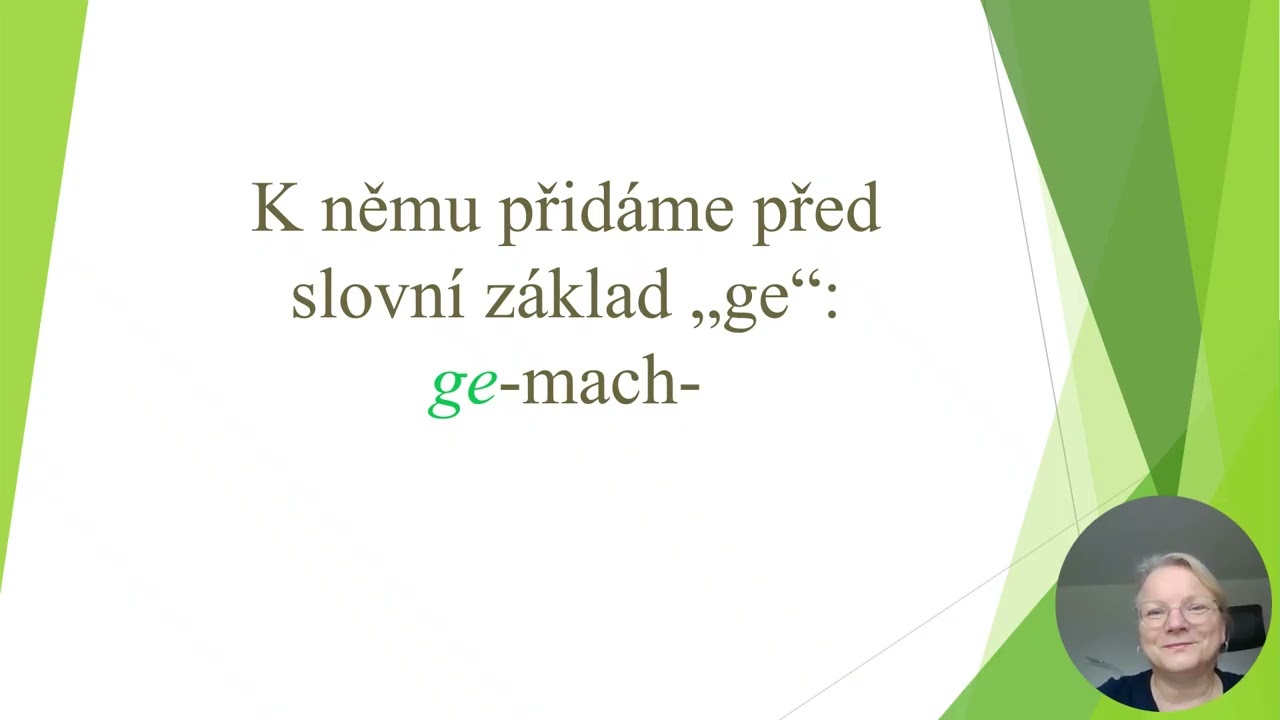 Okénka do němčiny - Minulý čas