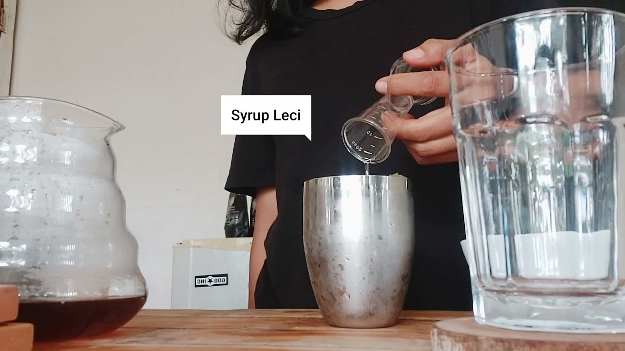 Meracik Es Teh Leci (Iced Lychee Tea) #cafevlog