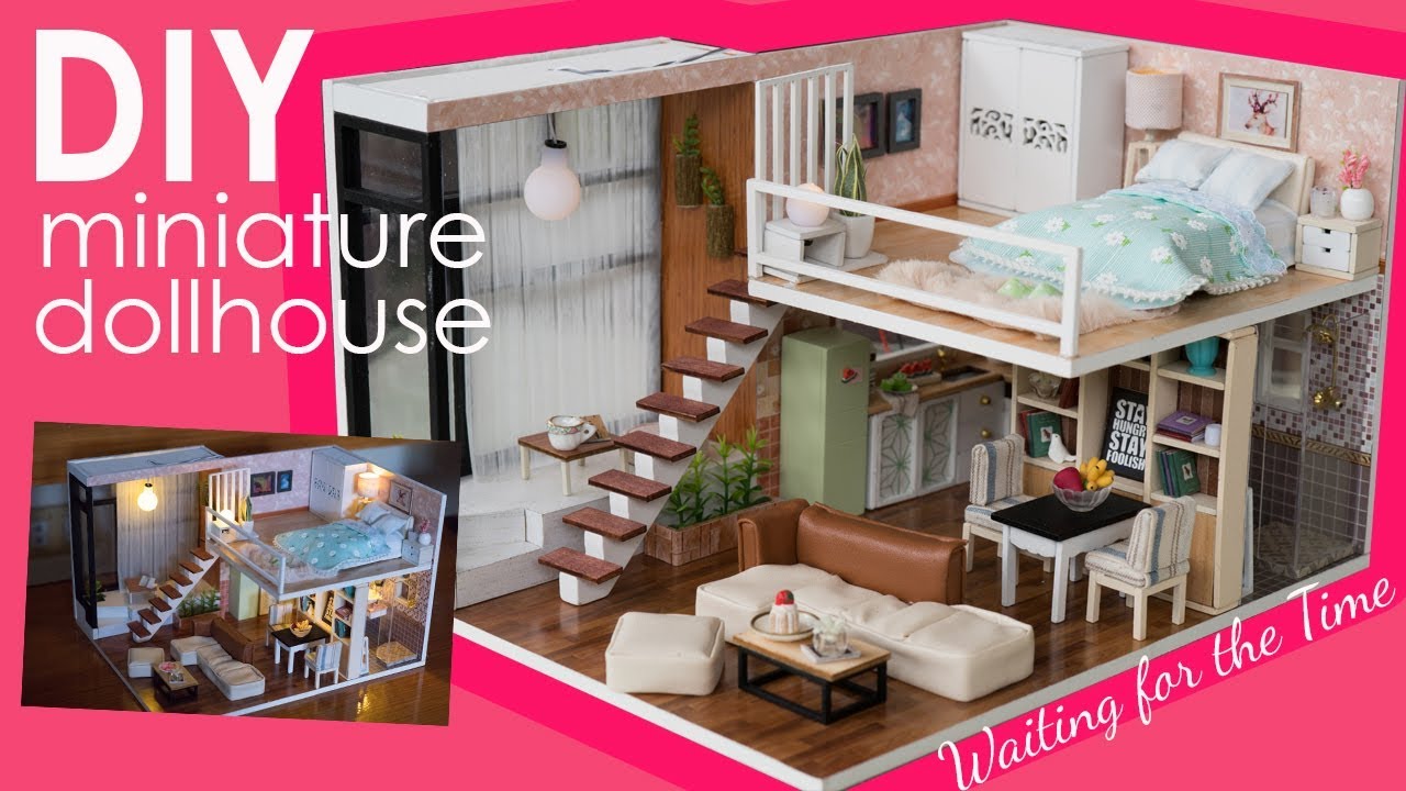 DIY Miniature Dollhouse “Waiting For the Time” | Relaxing & Satisfying Build