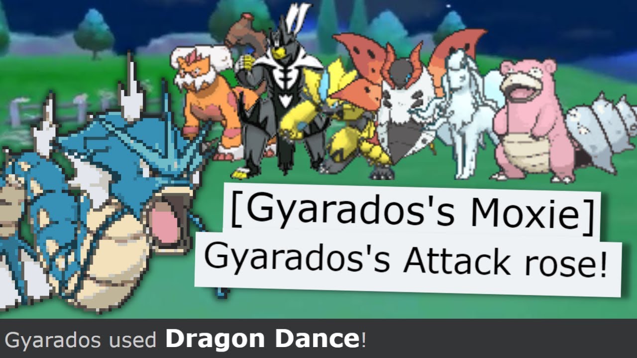 Moxie Gyarados SWEEP (pokemon showdown)