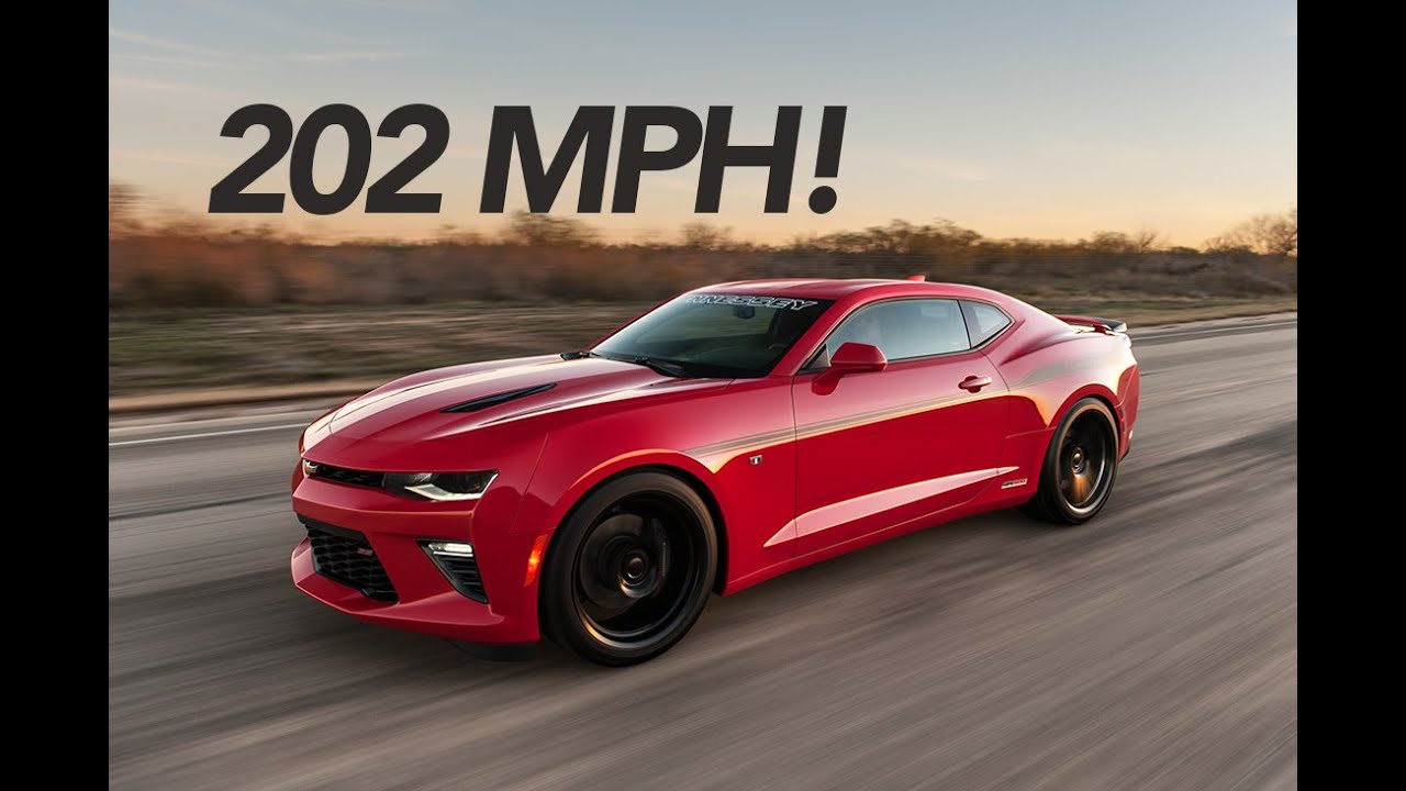 2016 Hennessey Camaro SS Runs 202 MPH!