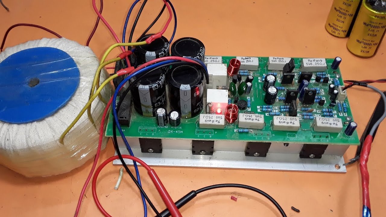 how to repair China amplifier circuit board?