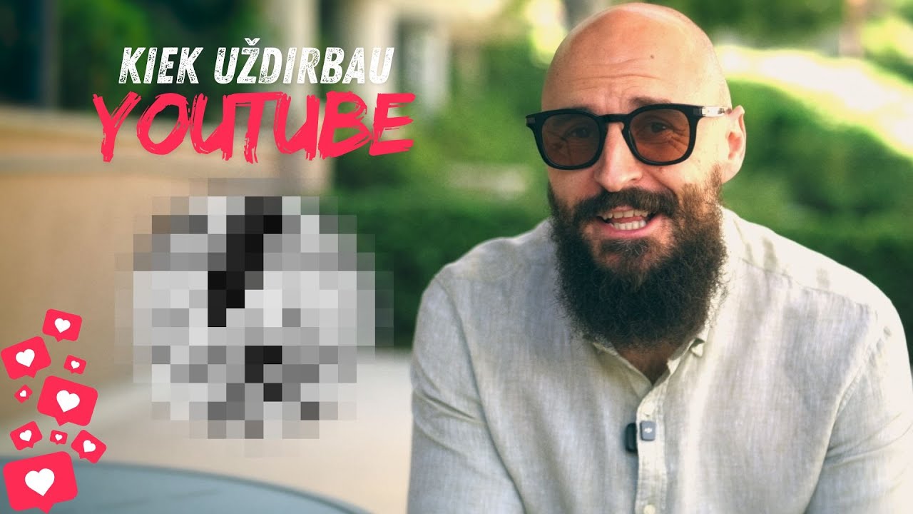 Kiek UŽDIRBAU iš Youtube AMERIKOJE 🇺🇸