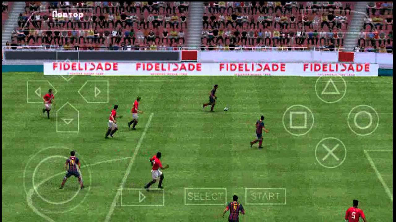 Обзор PES 2014 на эмуляторе PSP for android & ios 6