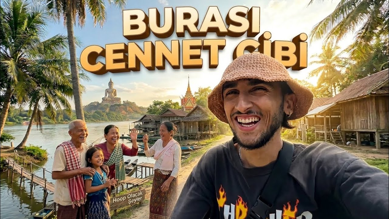 LAOS’da BİSİKLET İLE DON DET ADASI • Vlog
