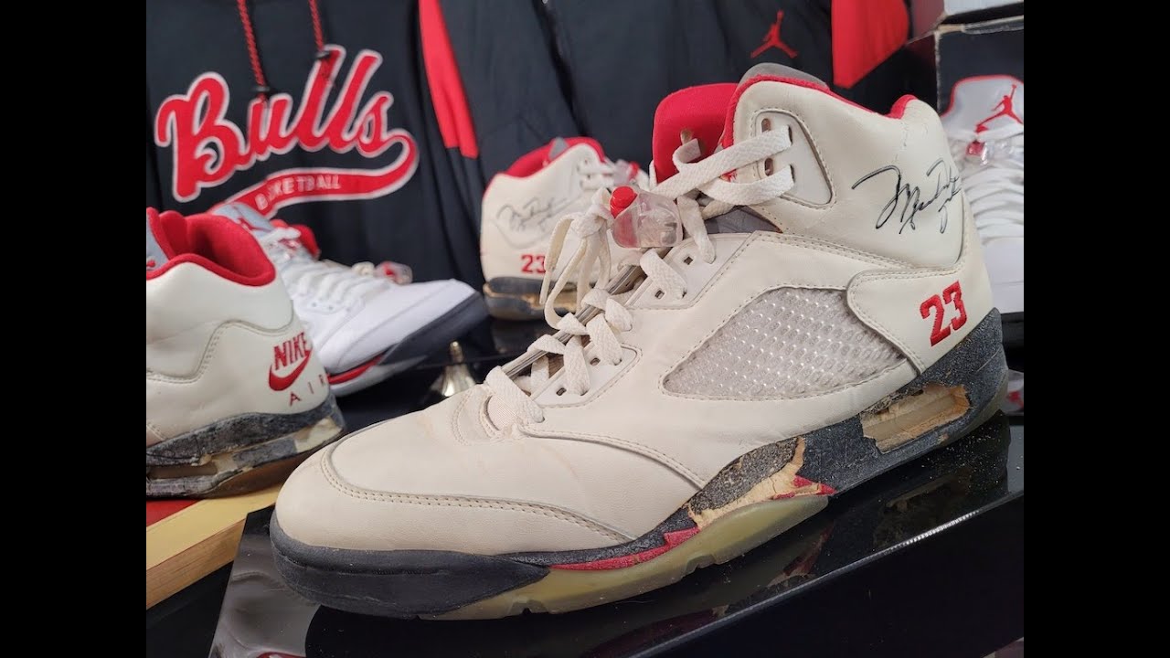 Коллекция и сравнение кроссовок Nike Air Jordan 5 Fire Red
