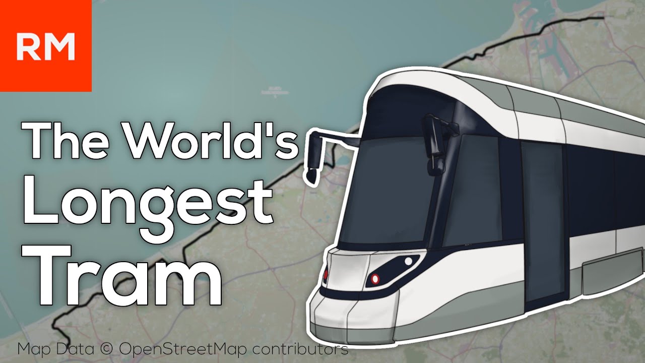 Самая длинная трамвайная линия в мире | Kusttram — бельгийский прибрежный трамвай