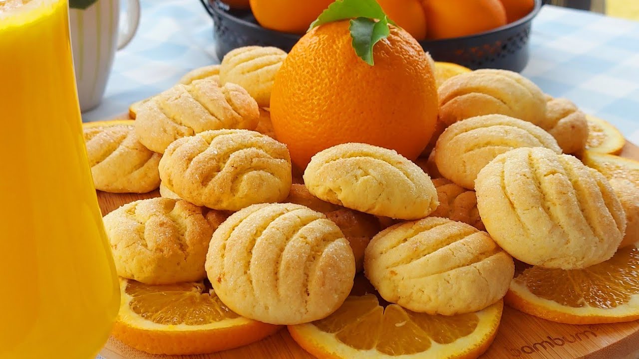 🍊mis kokulu portakallı kurabiye👍👌🍊🍊