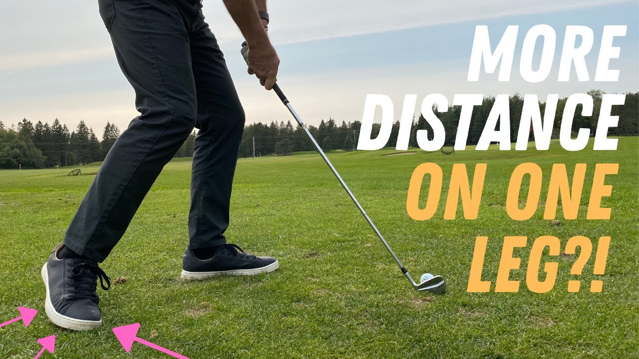 СДЕЛАЙТЕ СВОИ УДАРЫ В ГОЛЬФЕ С ПОМОЩЬЮ ЭТОГО УПРАЖНЕНИЯ НА ОДНУ НОГУ! 💪БЕЗ РАСКАЧИВАНИЯ👍БЕЗ ПЕРЕМ...