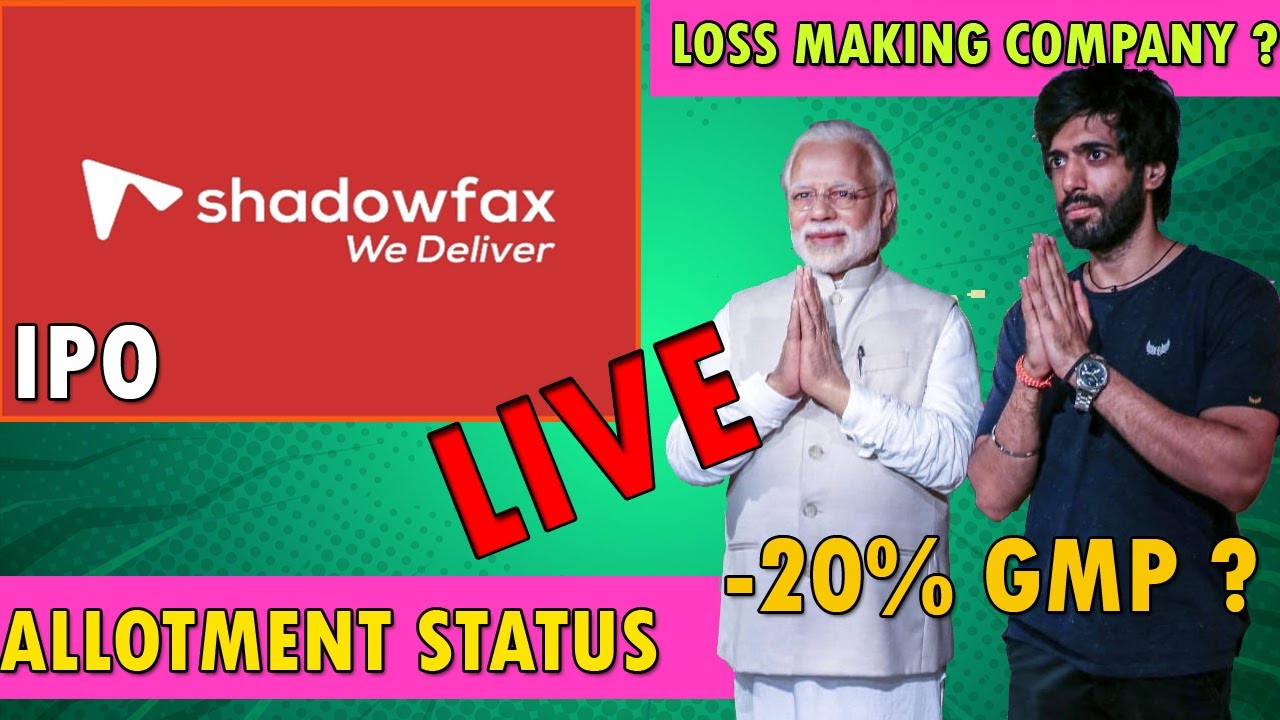 LIVE Shadowfax Technologies IPO Allotment | Allotted or Not? | IPO Review by Sunny