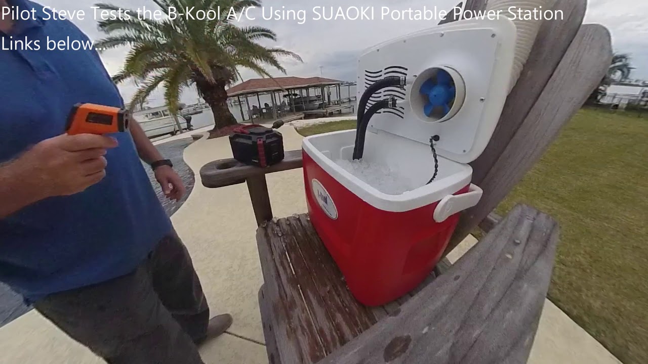 Testing the B Kool Aircraft Ice Chest and SUAOKI 12V Lithium Battery
