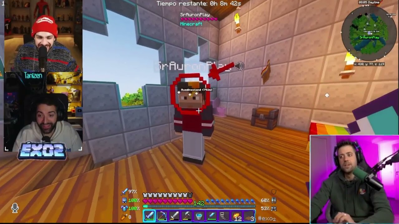JUANSGUARNIZO y TANIZEN querían TR0L3AR a AURONPLAY y no pudieron XD 🤣