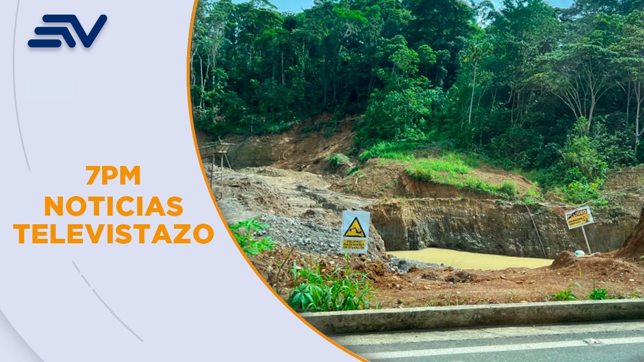 La suspensión minera alerta sobre desplazamientos ilegales | Televistazo | Ecuavisa