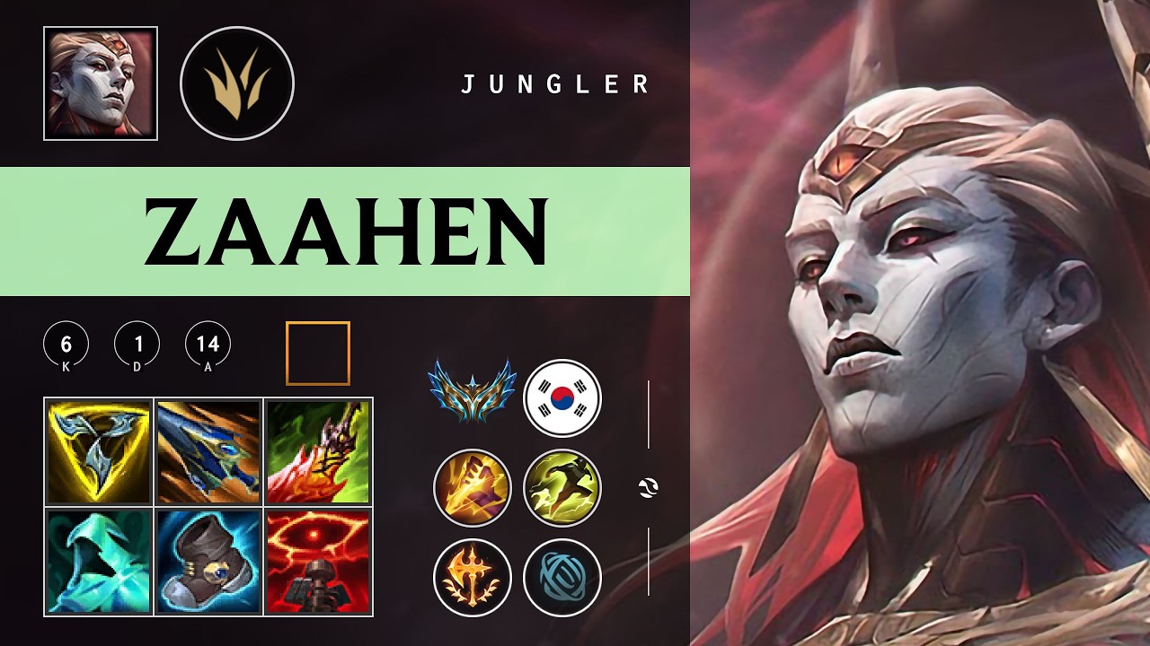 Zaahen Jungle vs Jax - KR Challenger Patch 26.03