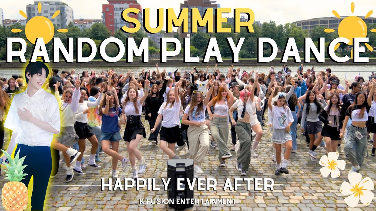 [4K in public]☀️Is it finally summer?☀️K-Pop Random Play Dance in Frankfurt, Germany | K-Fusion Ent.