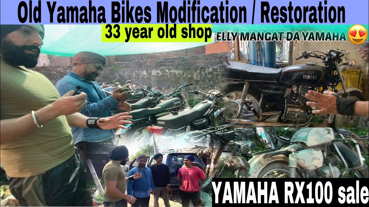 Yamaha RX100 & RX135 Sale / Purchase | modifications Yamaha bike since 1989 / ELLY MANGAT YAMAHA🤯