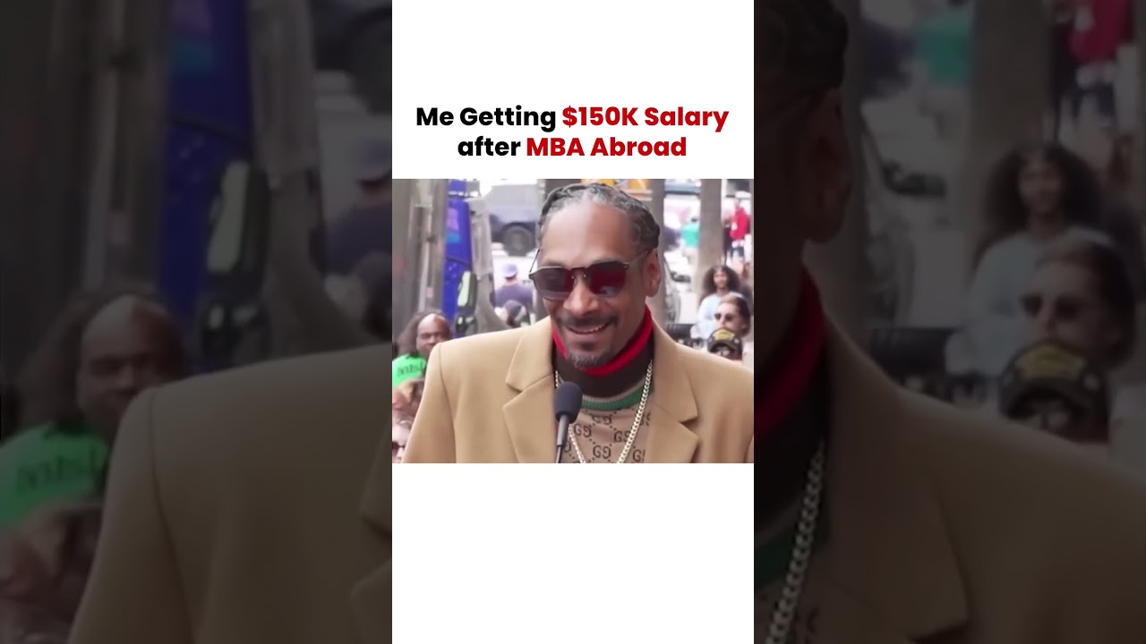 🔥 Me getting $150K Salary after MBA abroad!